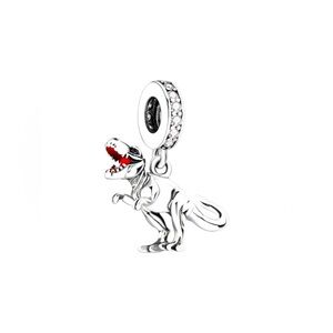 Jurassic T-Rex Whimsical Dinosaur Charm Pandora Style